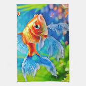 Farbiges Goldfish-Design Geschirrtuch (Vertikal)