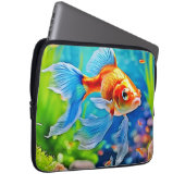 Farbiges Goldfish-Design Laptopschutzhülle (Vorne Rechts)