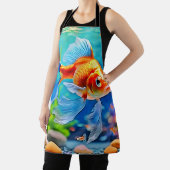 Farbiges Goldfish-Design Schürze (InSitu)
