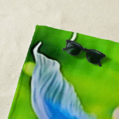 Farbiges Goldfish-Design Strandtuch (Beispiel)