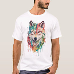 Farbiges Graffiti-Gemäldeteil T-Shirt