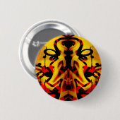 Farbiges Graffiti-Muster Button (Vorne & Hinten)
