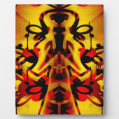 Farbiges Graffiti-Muster Fotoplatte (Vorderseite)