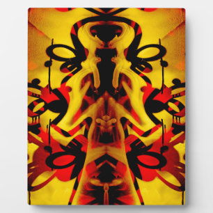 Farbiges Graffiti-Muster Fotoplatte