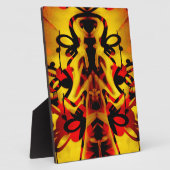 Farbiges Graffiti-Muster Fotoplatte (Seite)