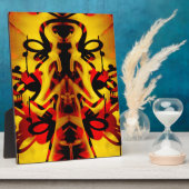 Farbiges Graffiti-Muster Fotoplatte (Seite)