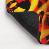 Farbiges Graffiti-Muster Mousepad (Ecke)