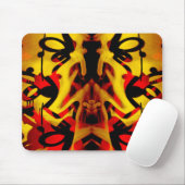 Farbiges Graffiti-Muster Mousepad (Mit Mouse)