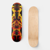 Farbiges Graffiti-Muster Skateboard (Vorderseite)