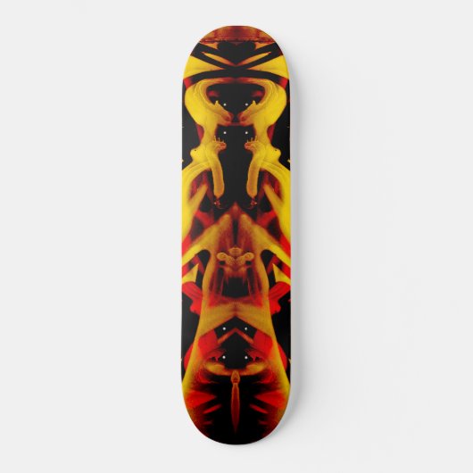 Farbiges Graffiti-Muster Skateboard (Vorderseite)