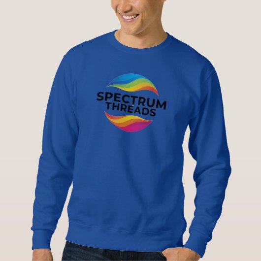 Farbiges Grafik-Pullover für kreativen Stil Sweatshirt (Vorderseite)