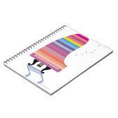 Farbiges Grand Piano Notizblock (Linke Seite)