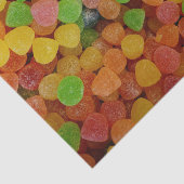 Farbiges Gumdropp-Süßstoffpapier Seidenpapier (Ausschnitt)