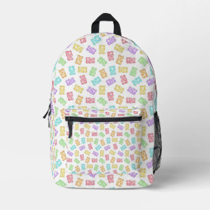 Farbiges Gummibärchen-Muster Süßes Candy-Regenbo Bedruckter Rucksack