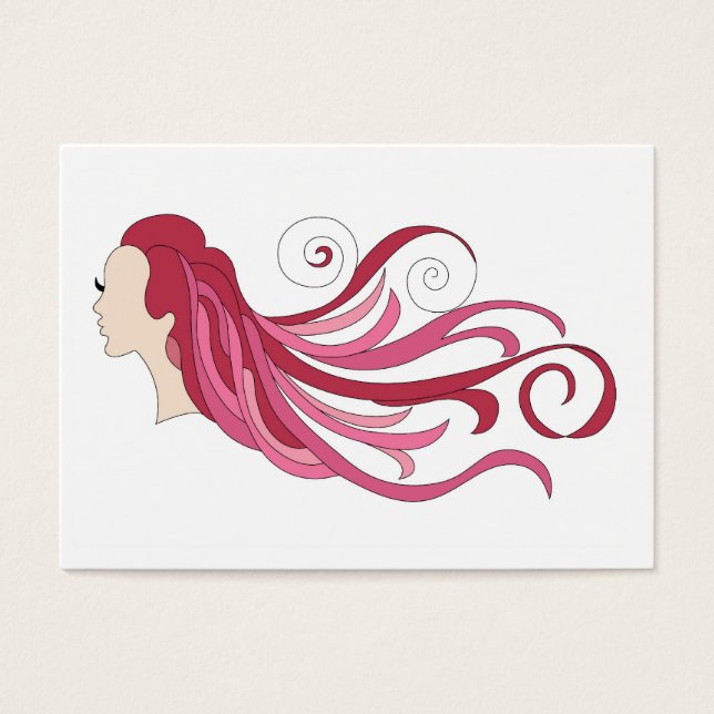 Farbiges Haar (Vorderseite)