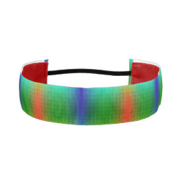 Farbiges Haarband mit einem lebendigen Regenbogen 
