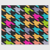 Farbiges Hahnentrittmuster nahtlos Geschenkpapier (Flach)