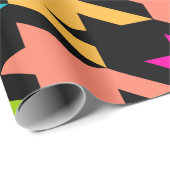 Farbiges Hahnentrittmuster nahtlos Geschenkpapier (Rolleneckpunkt)