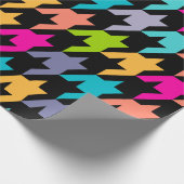 Farbiges Hahnentrittmuster Nahtloses Muster 2 Verp Geschenkpapier (Ecke)