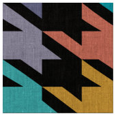 Farbiges Hahnentrittmuster Nahtloses Muster Stoff (Nahaufnahme)