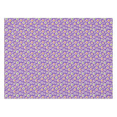Farbiges Halloween-Eyeballs-Muster Tischdecke (Vorderseite (Horizontal))