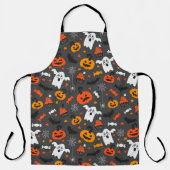 Farbiges Halloween-Muster Schürze (Vorderseite)
