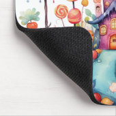 FARBIGES HALLOWEEN-SÜSSIGKEITENHAUS MOUSEPAD (Ecke)