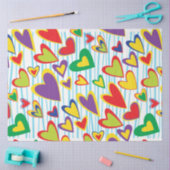 Farbiges, handgezogenes Hörerpapier Seidenpapier (Basteln)