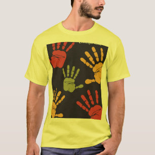 Farbiges Handhemd T-Shirt
