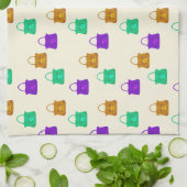 Farbiges Handtaschenmuster Geschirrtuch (Gefaltet)