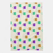 Farbiges Handtaschenmuster Geschirrtuch (Vertikal)