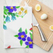 Farbiges Handtuch (Viertel Falte)