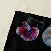 Farbiges Handtuch am Strand (Beispiel)