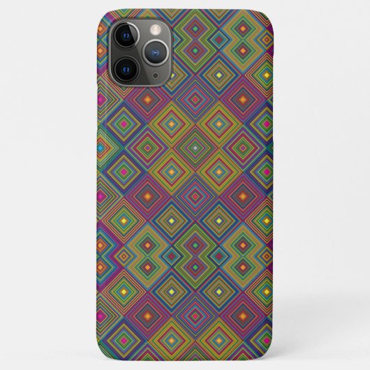 Farbiges Handyhülle mit kompliziertem geometrische Case-Mate iPhone Hülle (Rückseite)