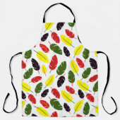 Farbiges Herbstleaf-Muster Schürze (Vorderseite)