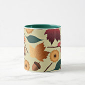 Farbiges Herbstmuster Tasse (Zentrum)