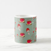 Farbiges Herbstwasserfarbmuster Kaffeetasse (Mittel)