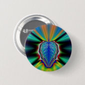 Farbiges Herz Button (Vorne & Hinten)