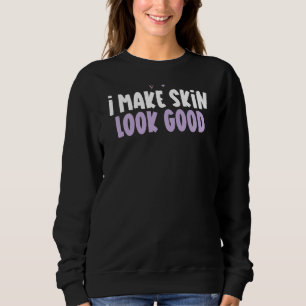 Farbiges Herz, das ich Haut zum guten Sprichwort m Sweatshirt