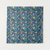 Farbiges Herz-Muster Wandteppich (Vorderseite (Horizontal))