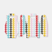 Farbiges Herzdesign, Jungs Mädchen Kinder, Valenti Geschenkschachtel (Ungefaltet)