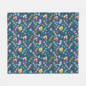 Farbiges Herzmuster Fleecedecke (Vorderseite (Horizontal))