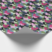 Farbiges Herzmuster Geschenkpapier (Ecke)