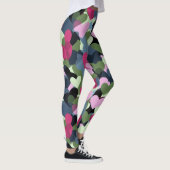 Farbiges Herzmuster Leggings (Rechts)