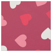 Farbiges Herzmuster Stoff (Nahaufnahme)