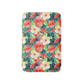 Farbiges Hibiskus Badematte (Vorderseite Vertikal)