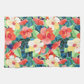 Farbiges Hibiskus Küchentuch (Horizontal)