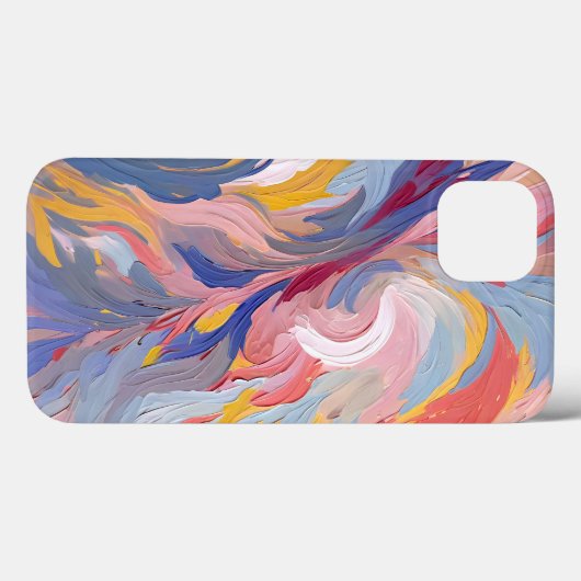 Farbiges Hintergrundbild iPhone 13 Hüllen (Rückseite (Horizontal))