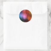 Farbiges Hintergrundmuster Runder Aufkleber (Tasche)