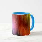 Farbiges Hintergrundmuster Tasse (VorderseiteRechts)